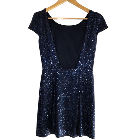 Slate & Willow Margaux Sequin Mini Dress - Picture 10 of 10